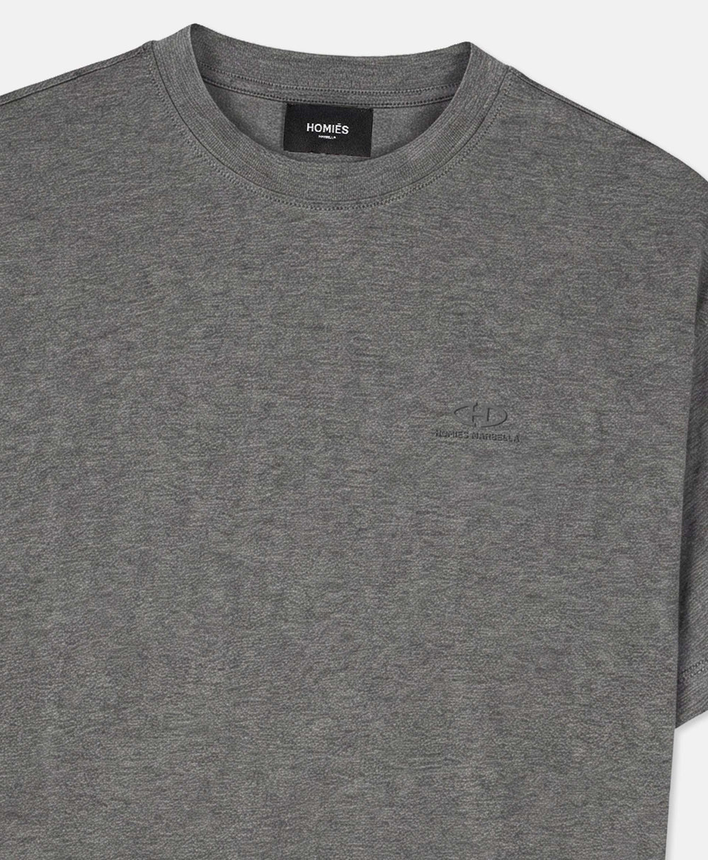 HOMIES CLUB MERCERIZED T-SHIRT GREY MELANGE