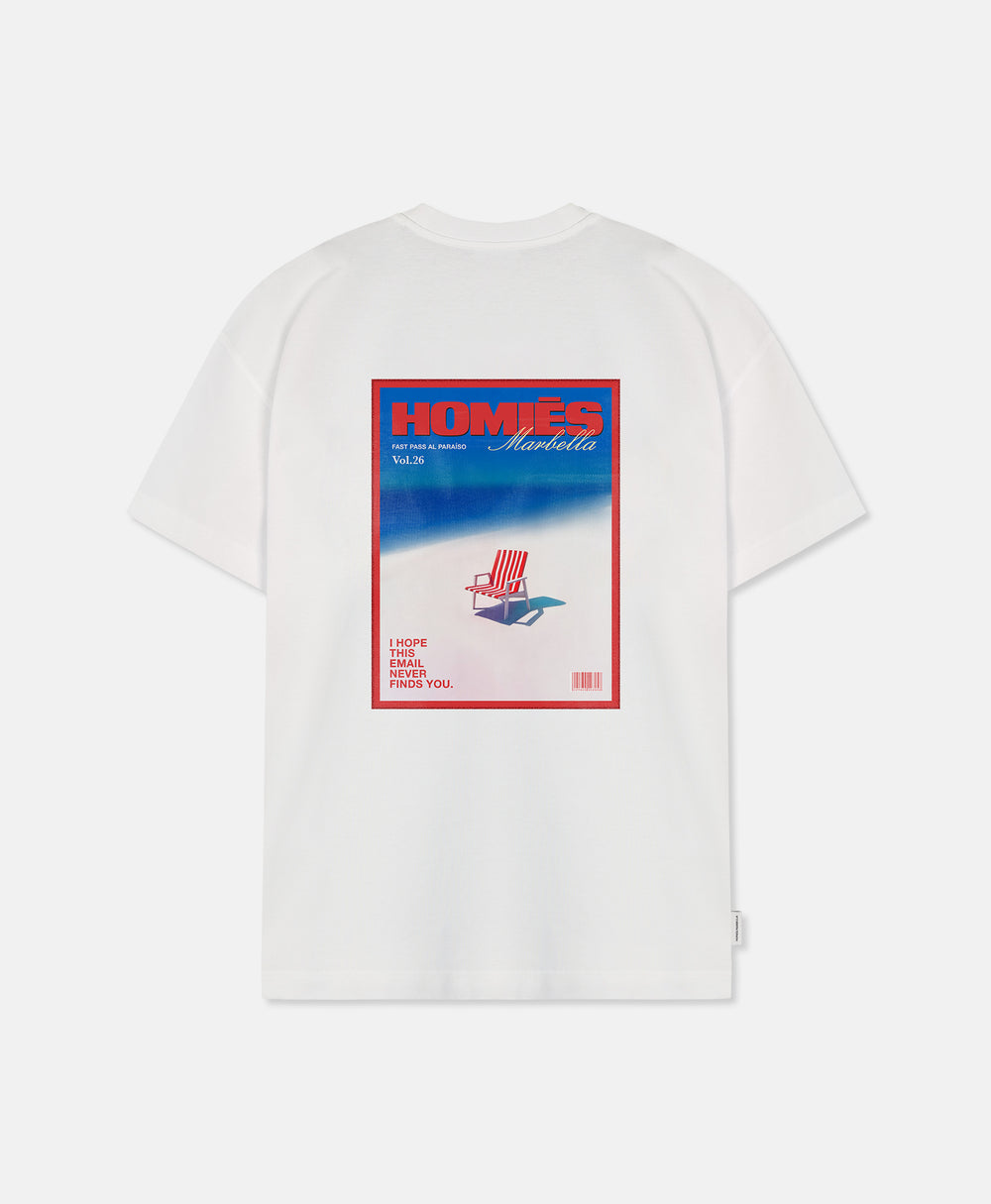 MAG COVER T-SHIRT VINTAGE WHITE