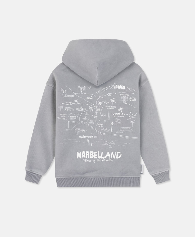 MAPA KIDS HOODIE VINTAGE LIGHT GREY