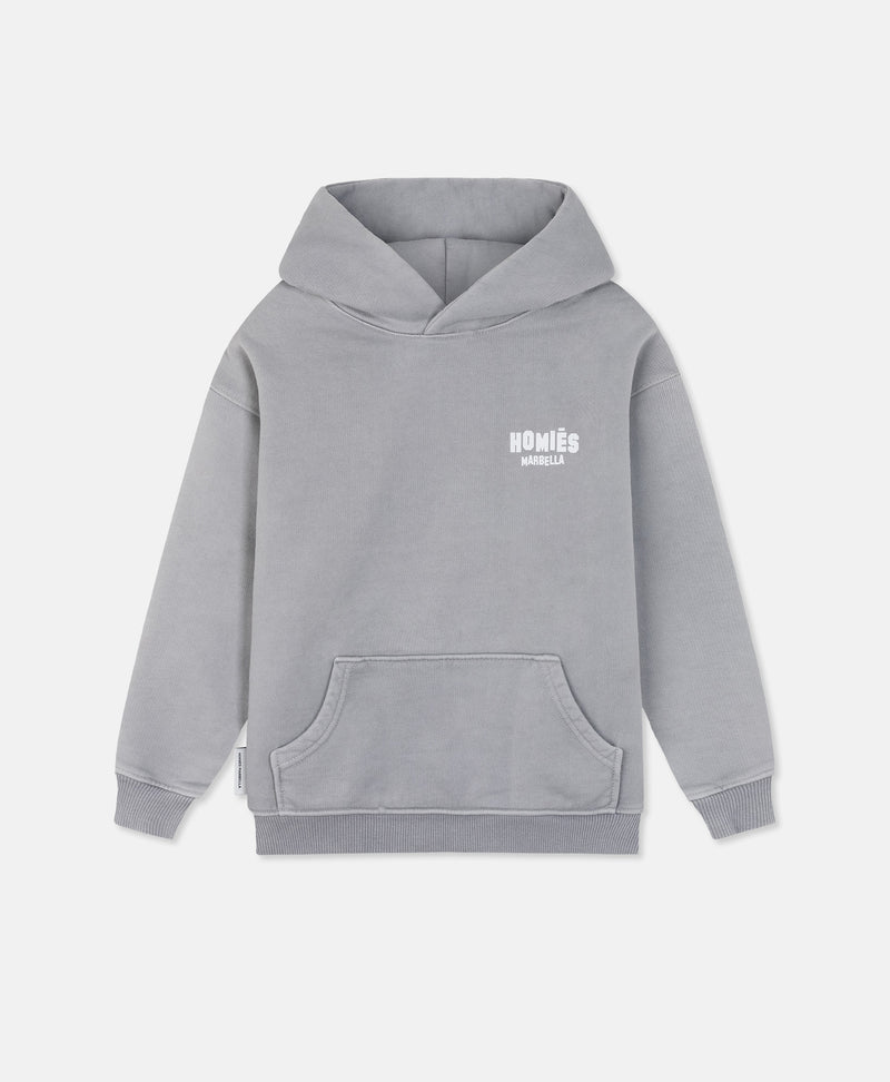 MAPA KIDS HOODIE VINTAGE LIGHT GREY