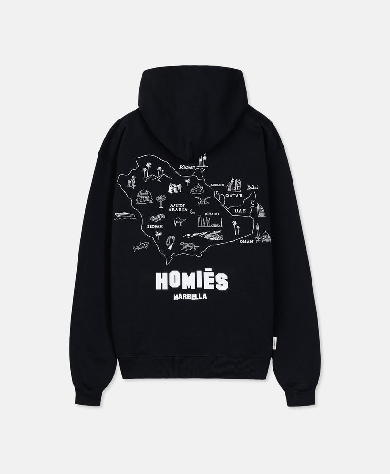 MAPA HOODIE MIDDLE EAST BLACK