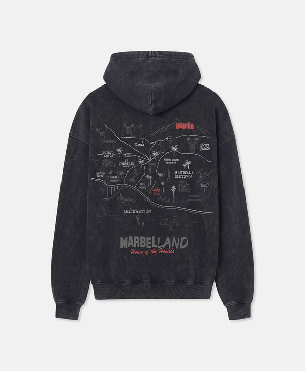 MAPA HOODIE VINTAGE GREY