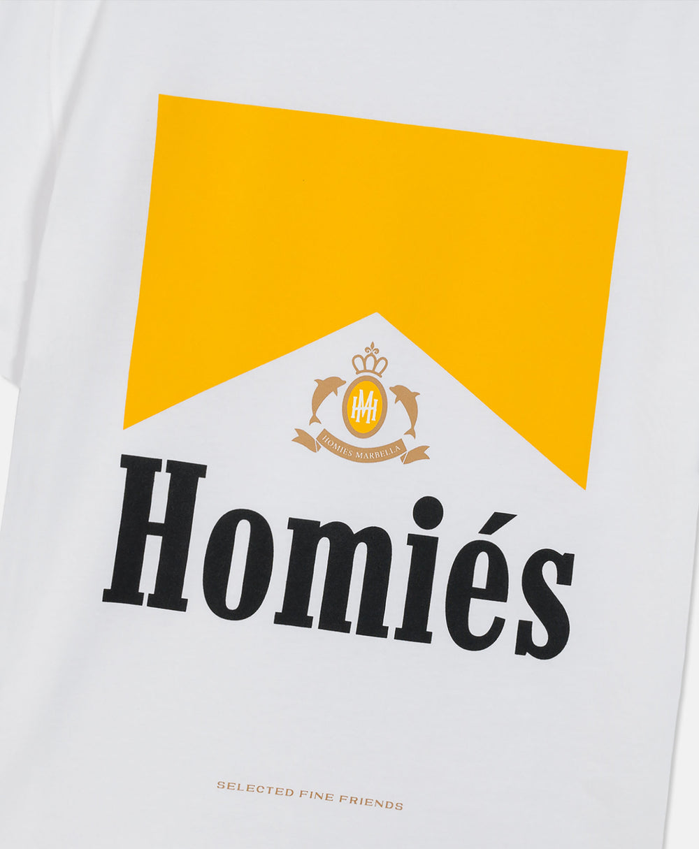 HOMIÉS MARLB T-SHIRT WHITE MOUSTARD