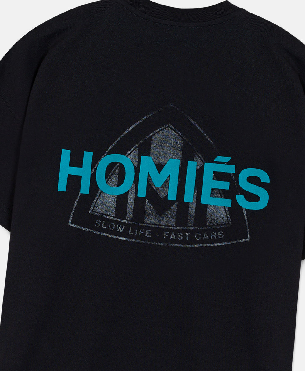 MAYMARB T-SHIRT BLACK BLUE