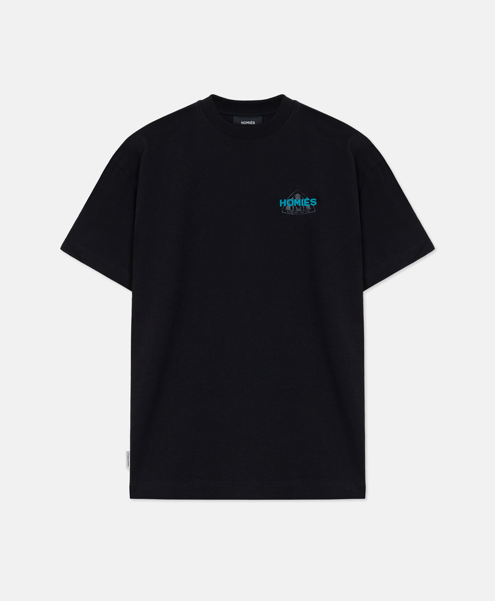 MAYMARB T-SHIRT BLACK BLUE
