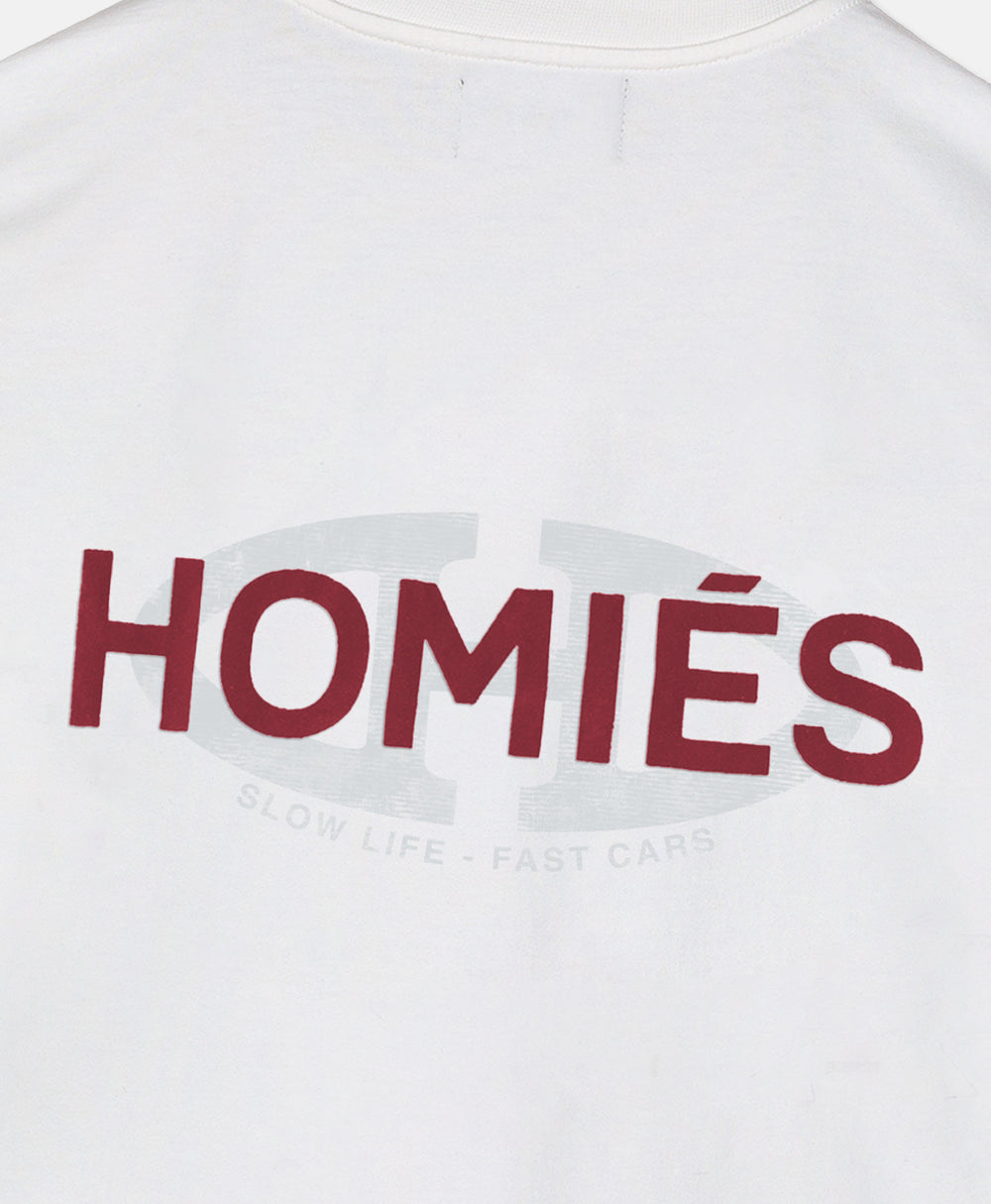 MAYMARB T-SHIRT WHITE BURGUNDY