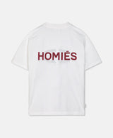 MAYMARB T-SHIRT WHITE BURGUNDY