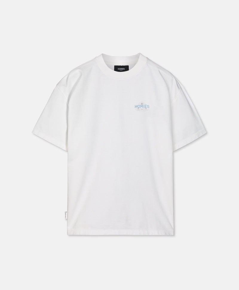 MAYMARB T-SHIRT WHITE BLUE