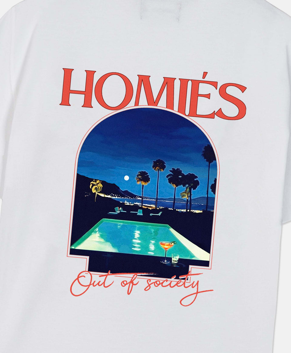 MIDNIGHT REFLECTION T-SHIRT VINTAGE WHITE