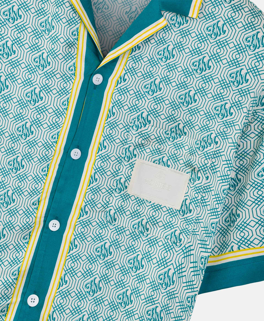 HOMIÉS MONOGRAM SHIRT GREEN