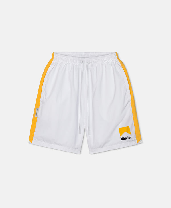 HOMIÉS MARLB SHORTS WHITE MOUSTARD