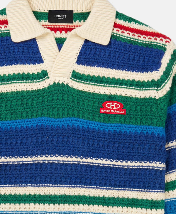 POLO KNIT LONG SLEEVE MULTICOLOR