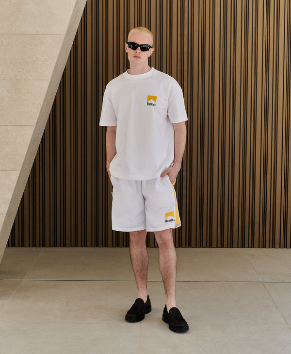 HOMIÉS MARLB SHORTS WHITE MOUSTARD