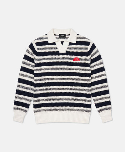 POLO KNIT LONG SLEEVE NAVY