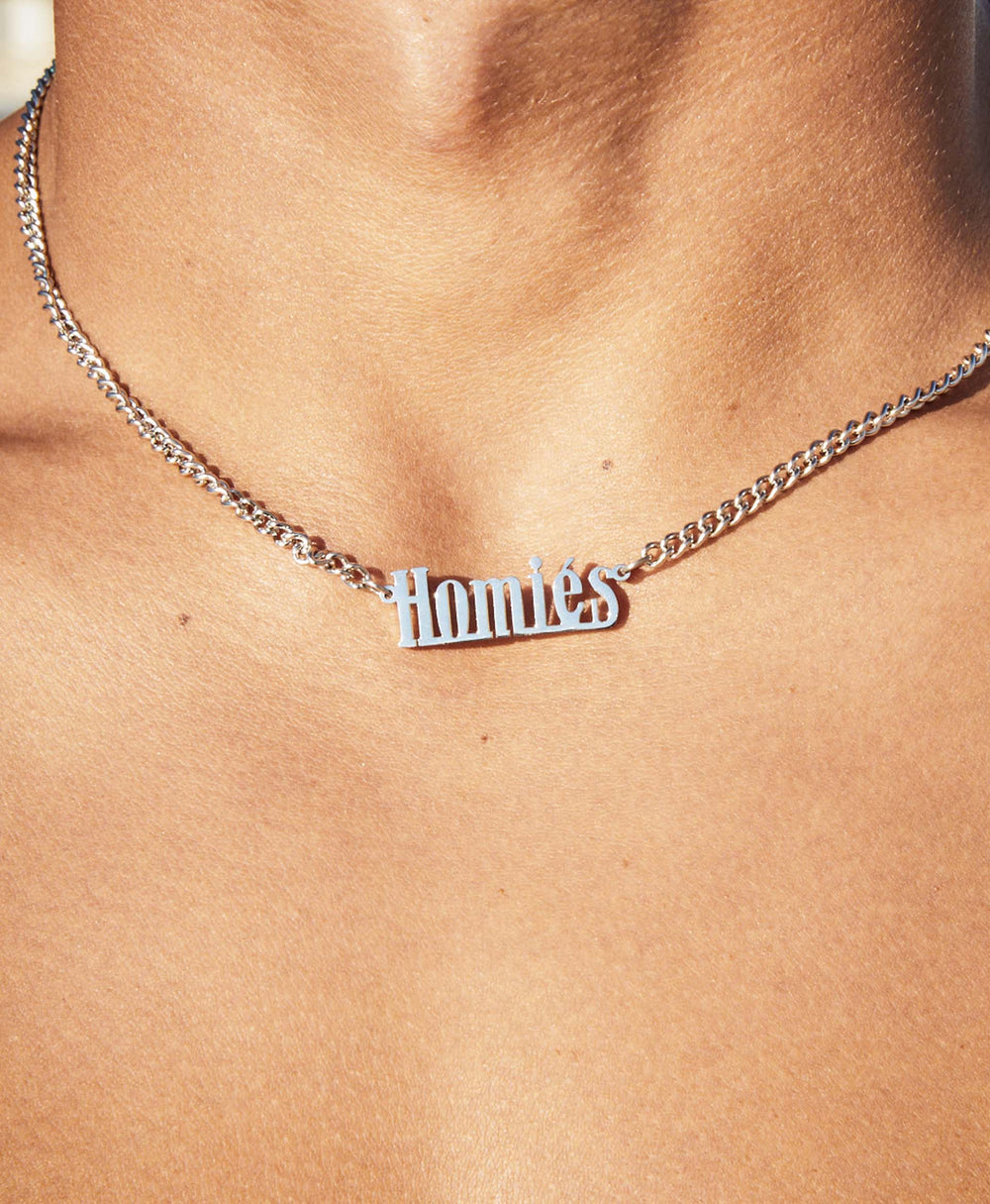 HOMIES NECKLACE SILVER