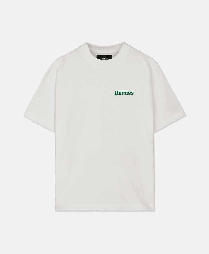 NO RISK NO GLORY T-SHIRT VINTAGE WHITE