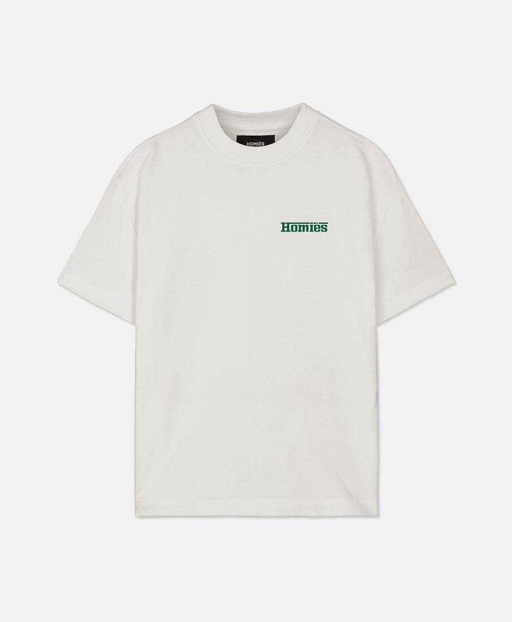 NO RISK NO GLORY T-SHIRT VINTAGE WHITE