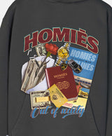 OUT OF SOCIETY HOODIE VINTAGE GREY