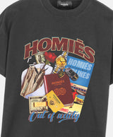 OUT OF SOCIETY T-SHIRT VINTAGE GREY