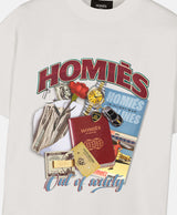 OUT OF SOCIETY T-SHIRT VINTAGE WHITE