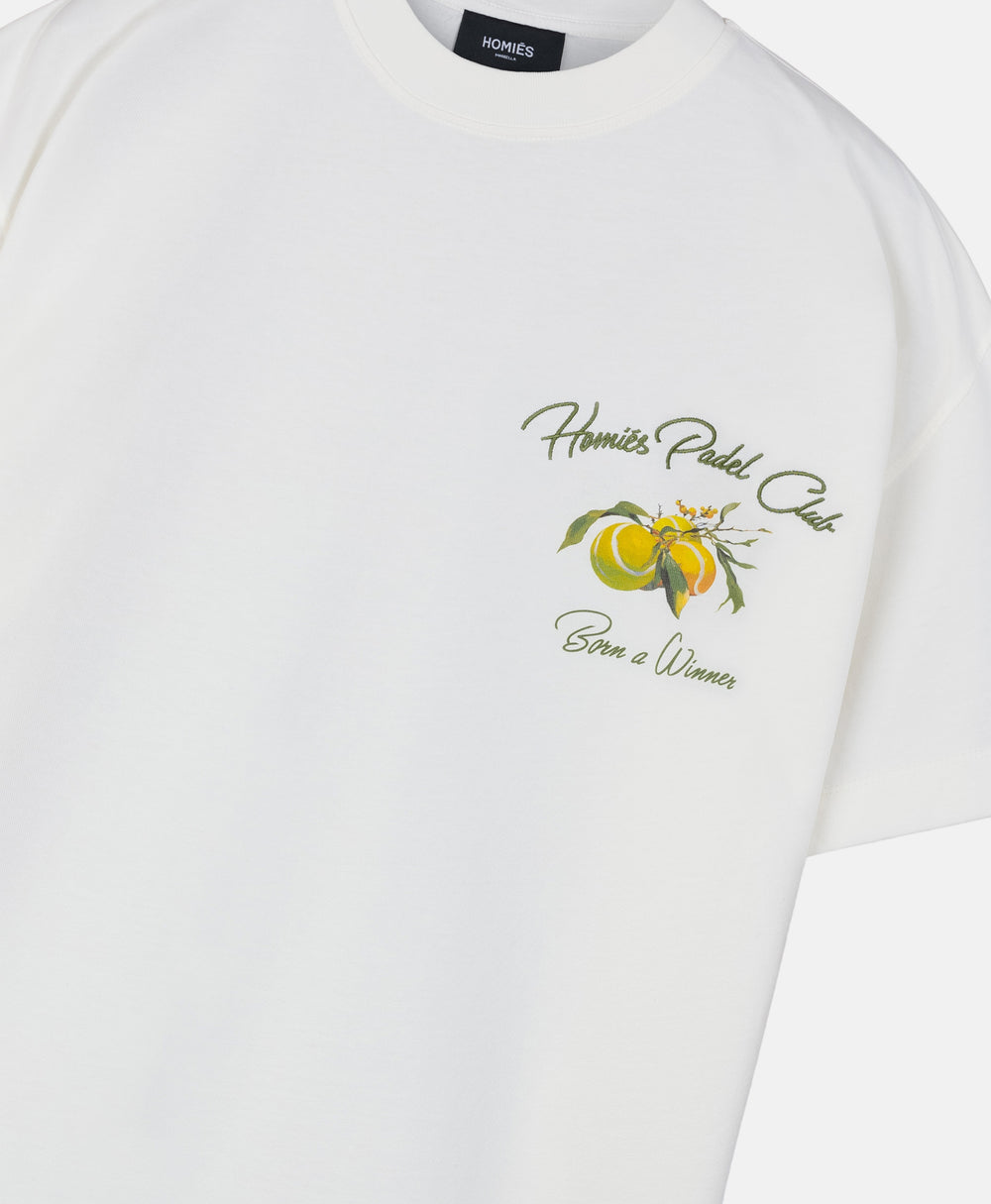 HOMIÉS PADEL CLUB T-SHIRT WHITE
