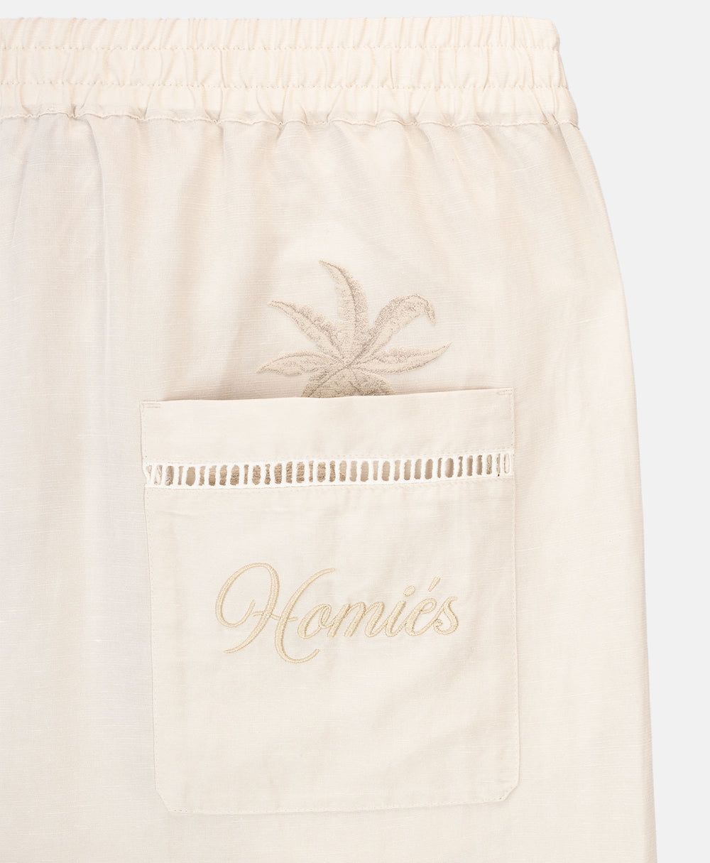 PALM TREE PANTS SAND