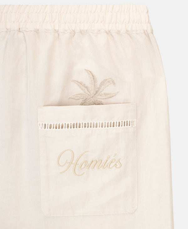 PALM TREE PANTS SAND