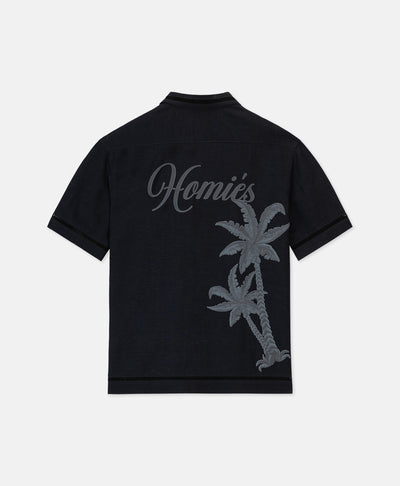 PALM TREE SHIRT BLACK