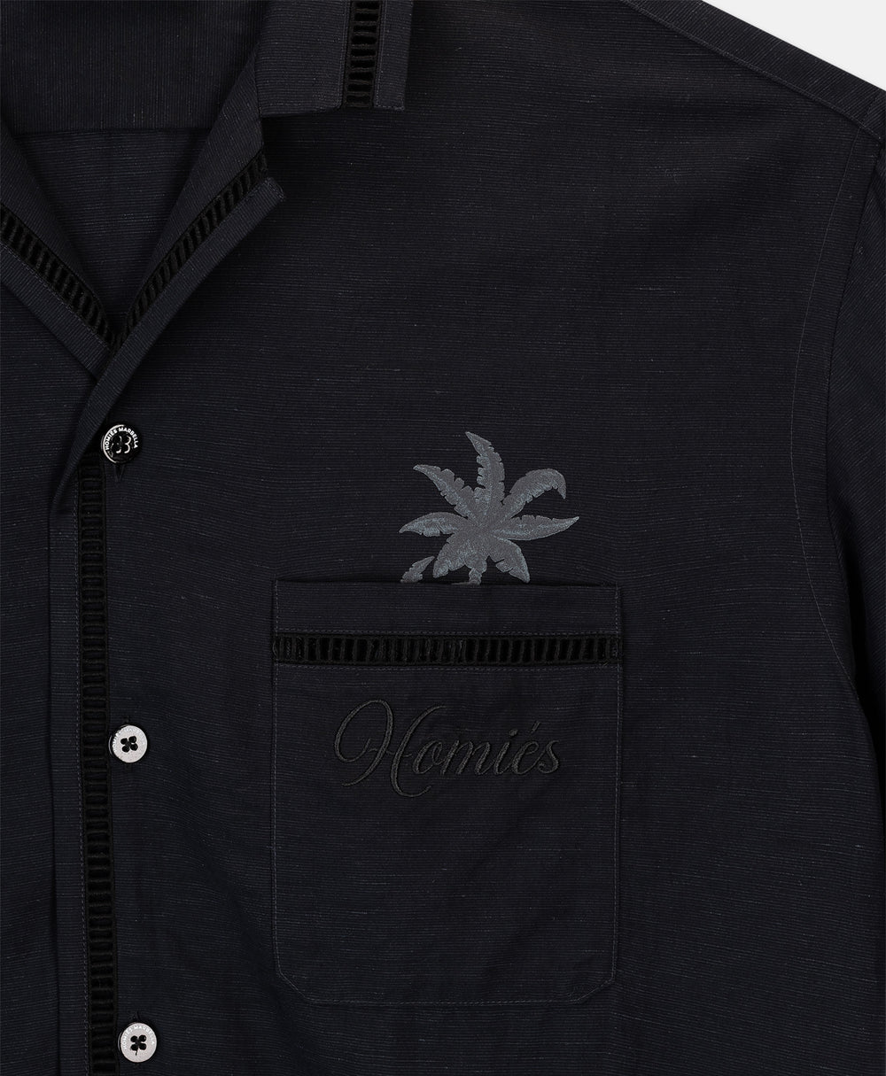 PALM TREE SHIRT BLACK