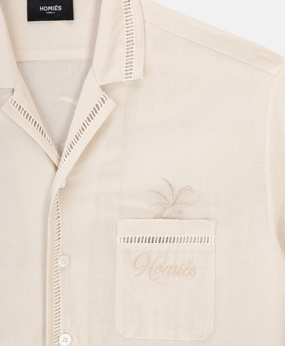 PALM TREE SHIRT SAND