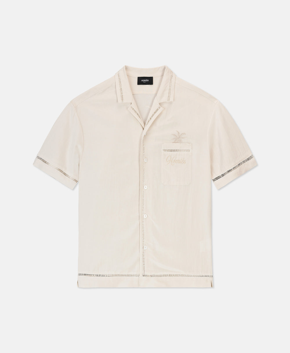 PALM TREE SHIRT SAND