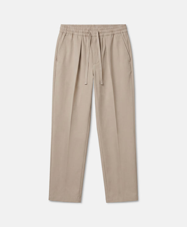 PLEATED TROUSERS BEIGE
