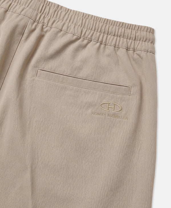 PLEATED TROUSERS BEIGE