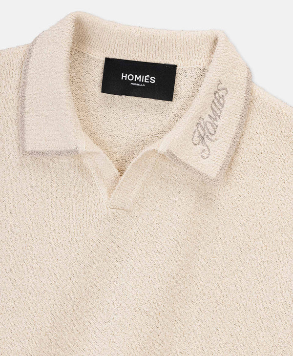 HOMIÉS KIDS BOUCLE POLO BEIGE