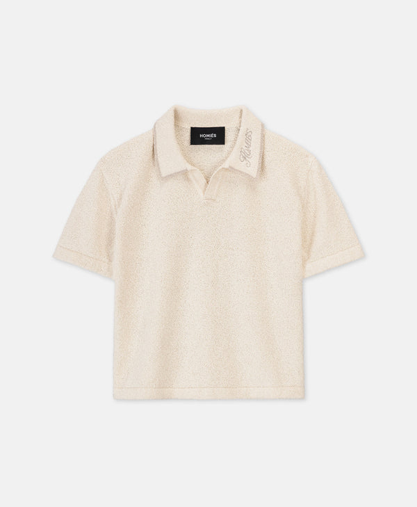 HOMIÉS KIDS BOUCLE POLO BEIGE