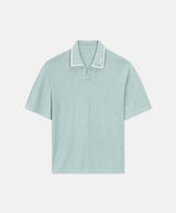 HOMIÉS BOUCLE POLO VINTAGE TEAL