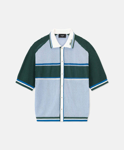 HOMIÉS POLO KNIT MULTICOLOR GREEN