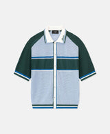 HOMIÉS POLO KNIT MULTICOLOR GREEN