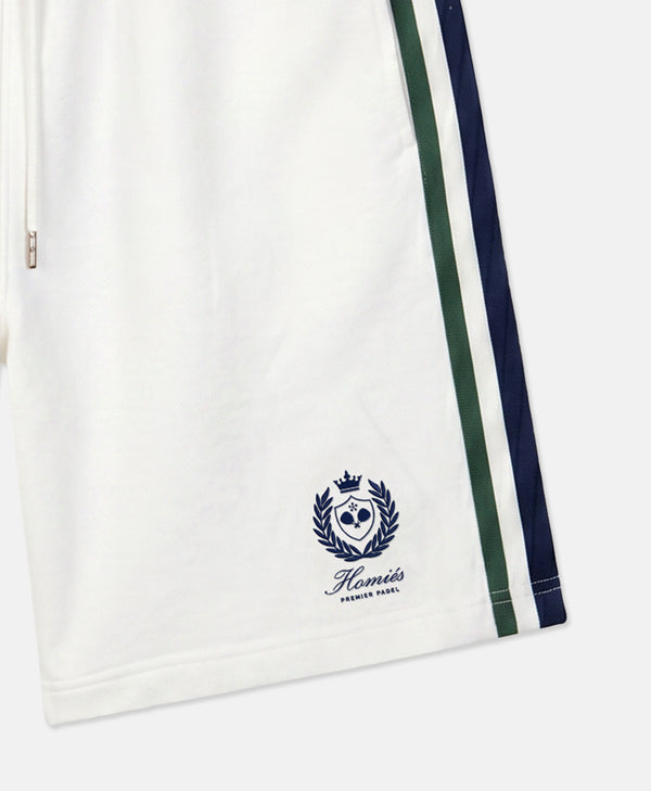 PREMIER PADEL CREST SHORTS VINTAGE WHITE