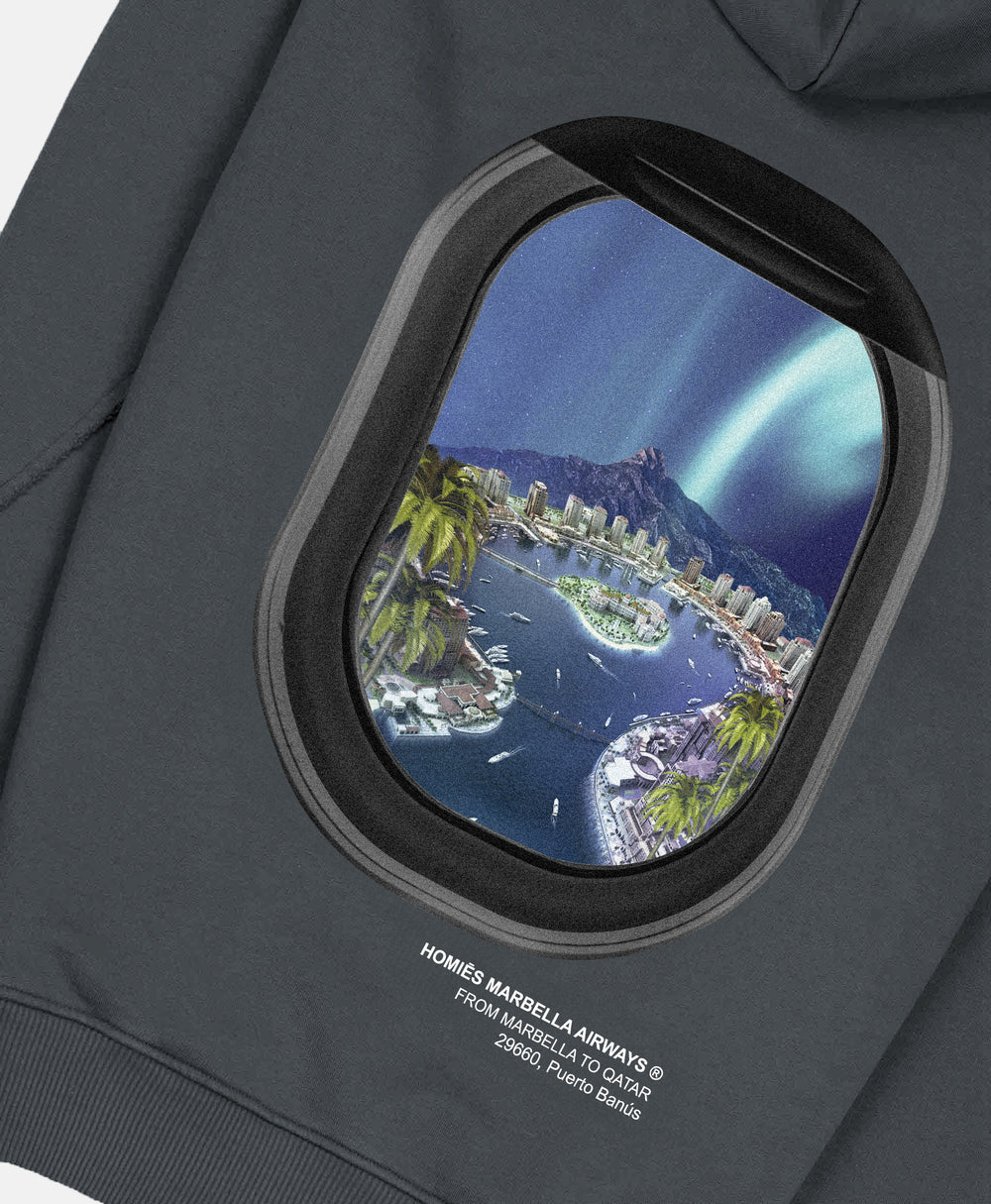 VIDEOGAME HOODIE QATAR EDITION VINTAGE GREY