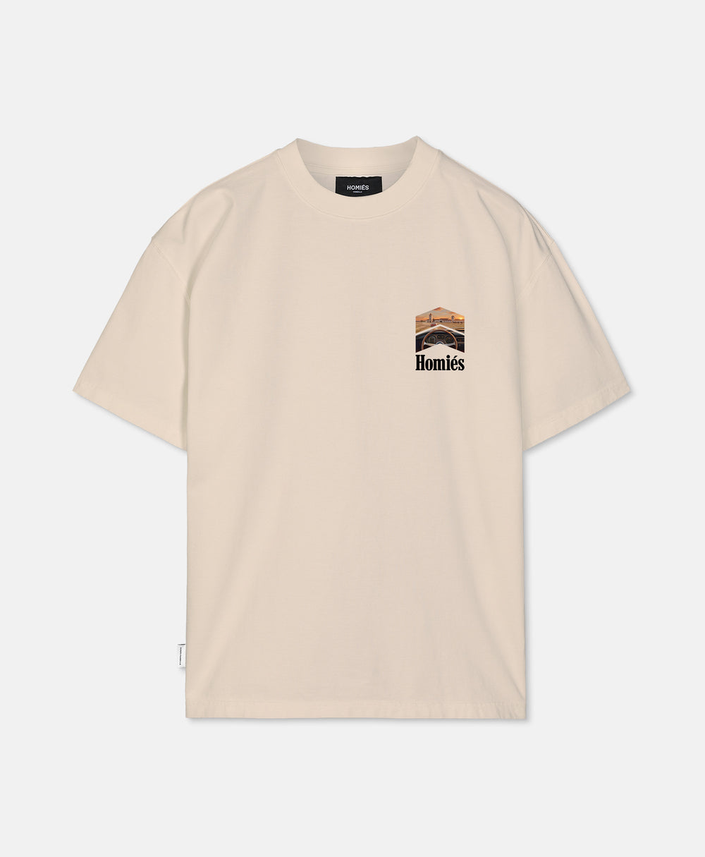 RACING LA FINCA T-SHIRT BEIGE