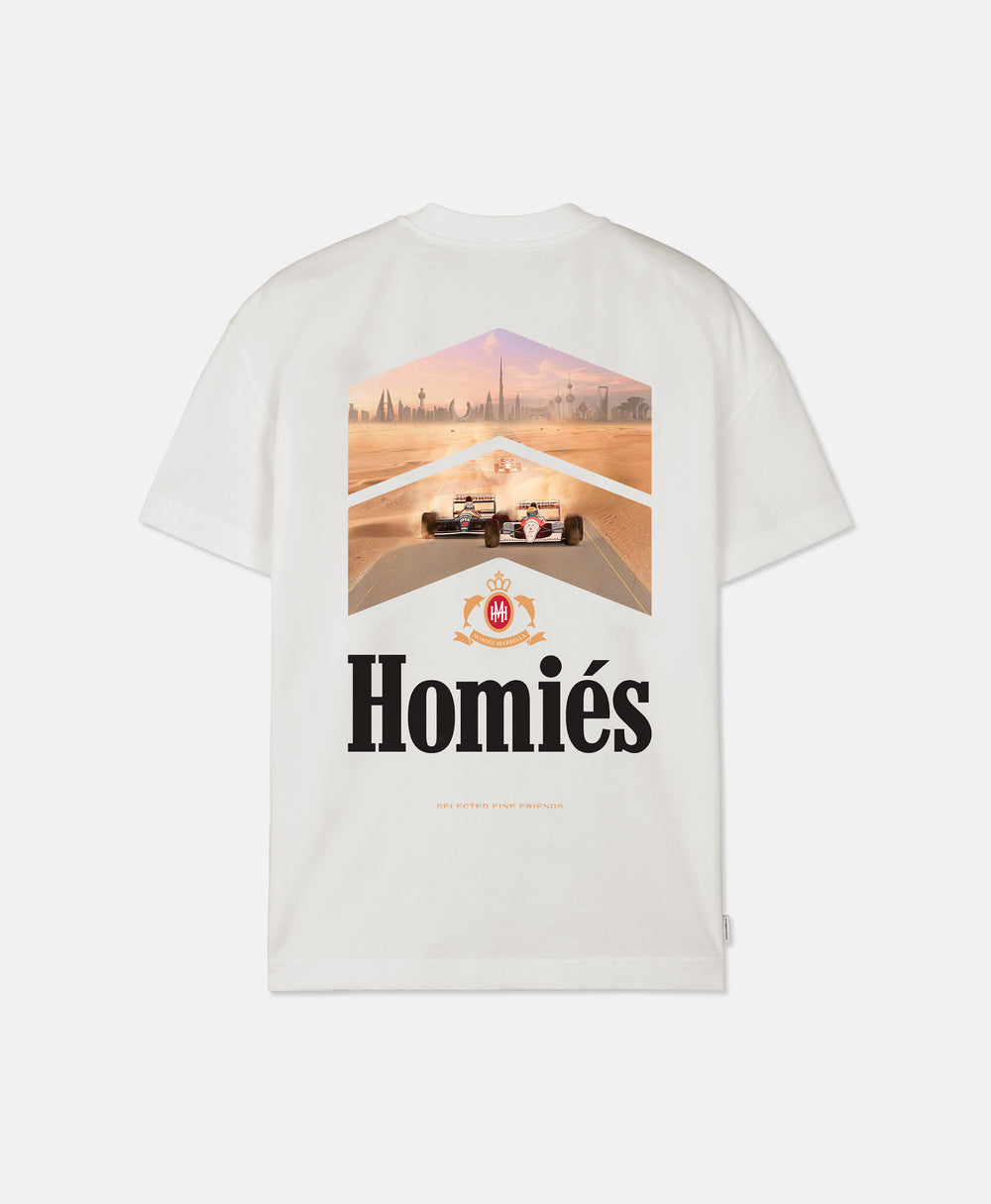 RACING GCC T-SHIRT VINTAGE WHITE