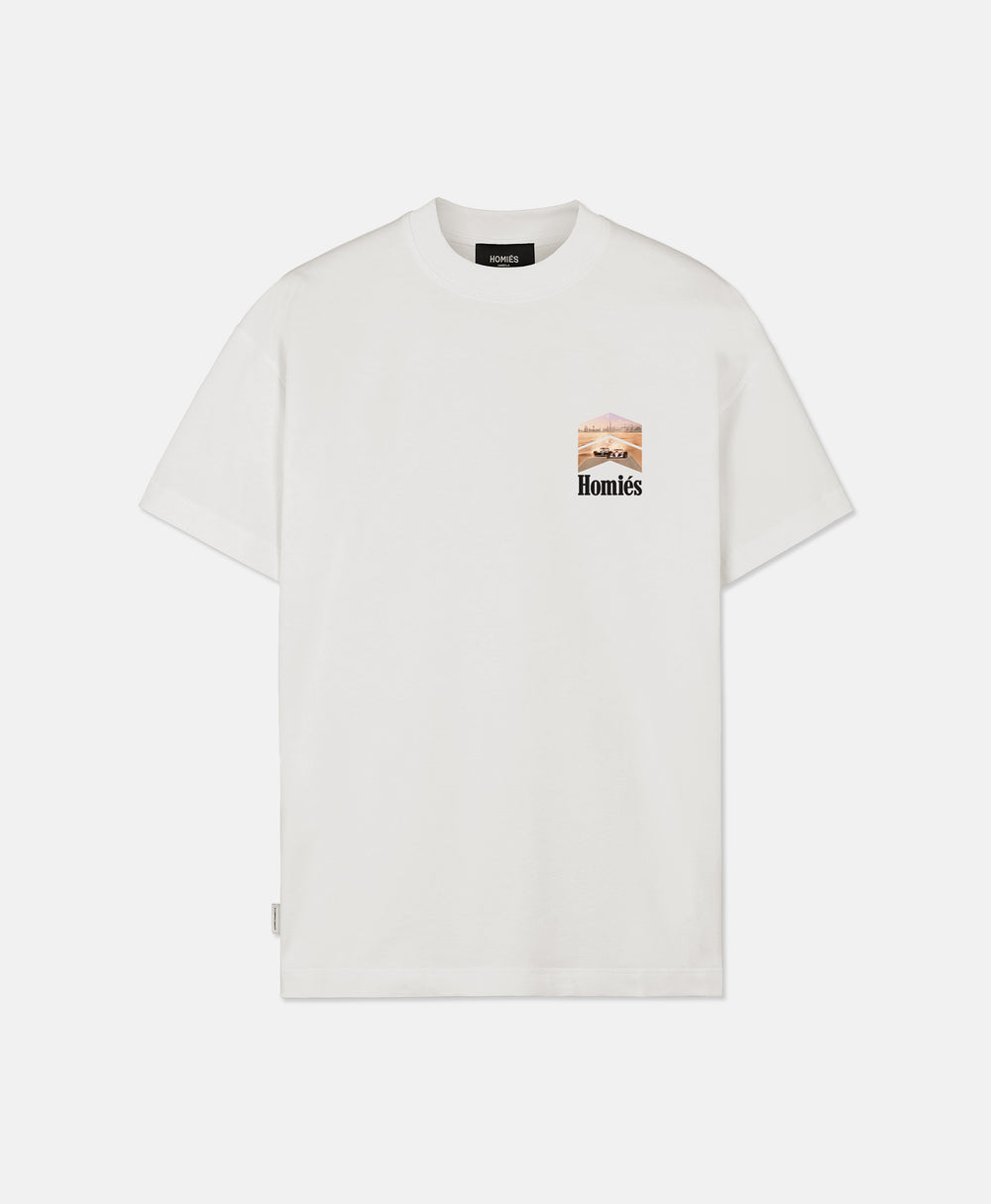 RACING GCC T-SHIRT VINTAGE WHITE