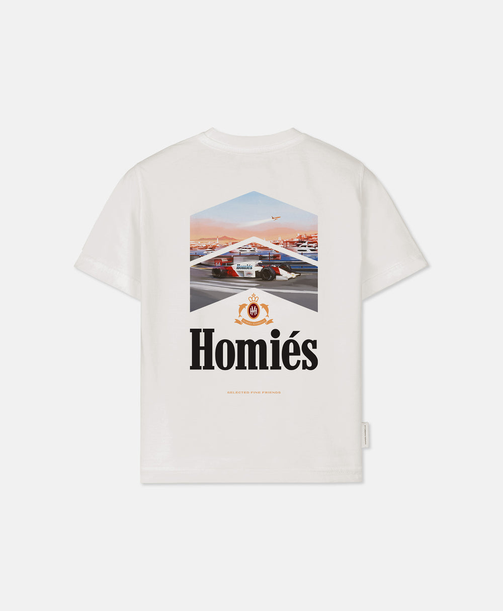 RACING LIMITED KIDS T-SHIRT VINTAGE WHITE