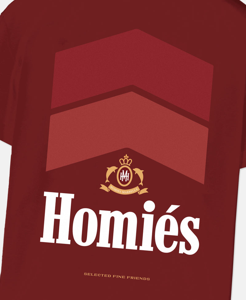 RACING T-SHIRT SET BURGUNDY