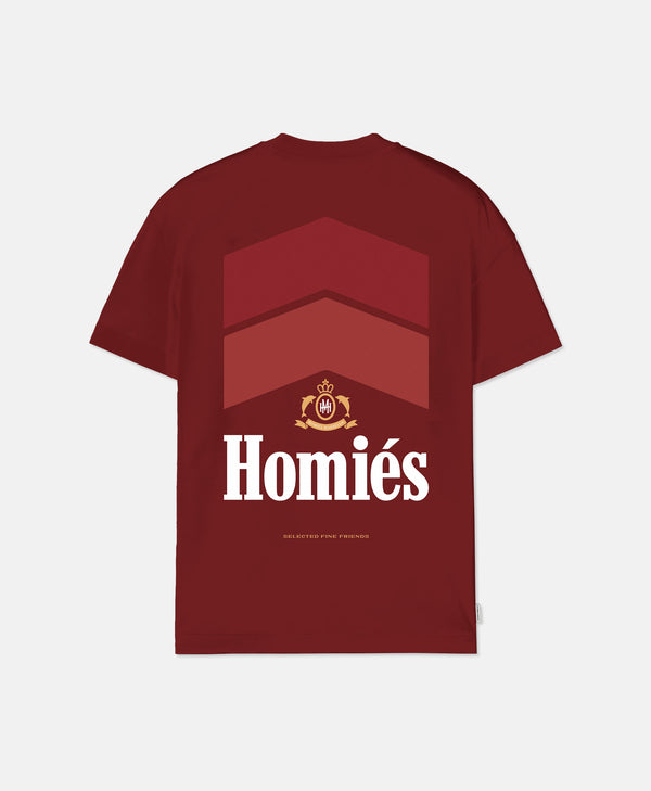 RACING T-SHIRT BURGUNDY