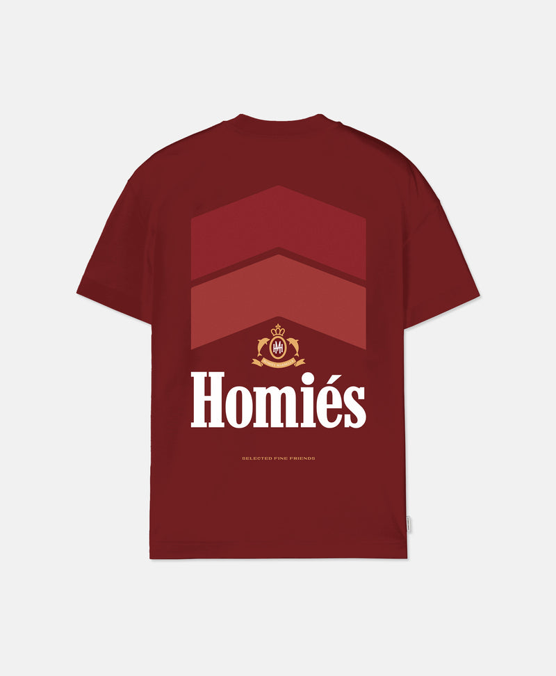 RACING T-SHIRT SET BURGUNDY
