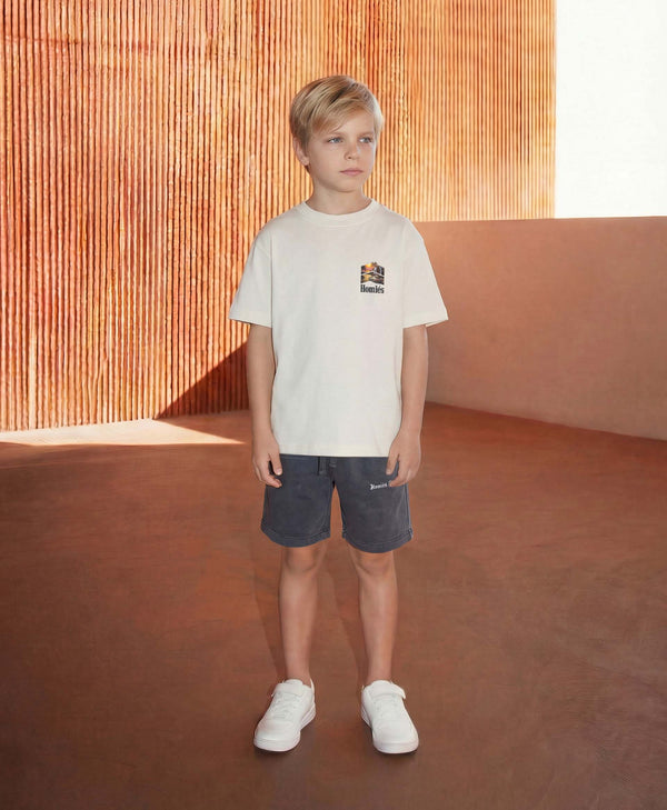 RACING KIDS T-SHIRT SPECIAL AUTO BEIGE