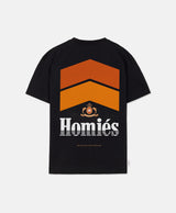 RACING T-SHIRT BLACK ORANGE