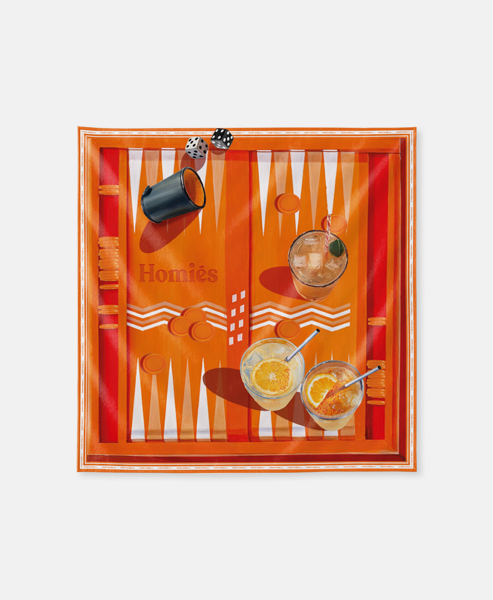 BACKGAMMON SCARF